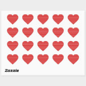 Pink Red  Hart Sticker (Vel)