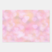 Pink Red Heart Xo Xo Inpakpapier Vel (Voorkant 2)