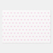 Pink Red Heart Xo Xo Inpakpapier Vel (Voorkant)