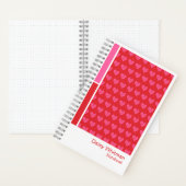 Pink & Red Illustrated Hearts Color Palette Notitieboek (Binnen)