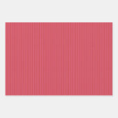 Pink red merry bright stripe Christmas Inpakpapier Vel (Voorkant 2)