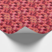 PINK RED ROSE FIELD CADEAUPAPIER (Hoek)