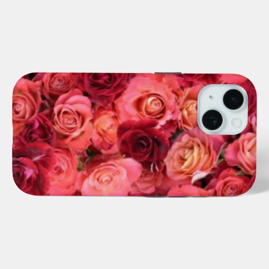 PINK RED ROSE FIELD Case-Mate iPhone CASE (Achterkant (horizontaal))