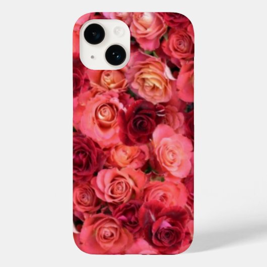 PINK RED ROSE FIELD Case-Mate iPhone CASE (Achterkant)