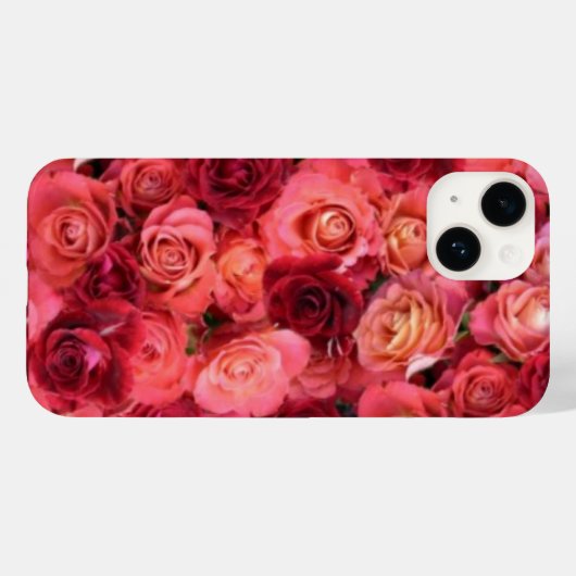 PINK RED ROSE FIELD Case-Mate iPhone CASE (Achterkant (horizontaal))