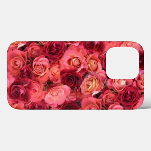 PINK RED ROSE FIELD Case-Mate iPhone CASE (Achterkant (horizontaal))