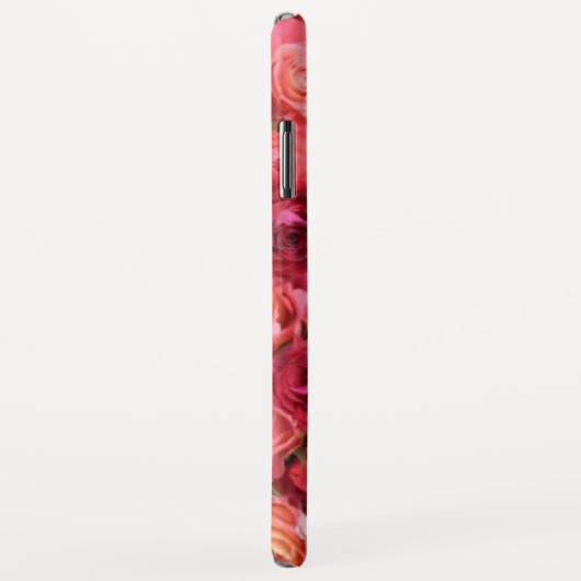 PINK RED ROSE FIELD Floral Case-Mate iPhone Case (Achterkant/rechts)