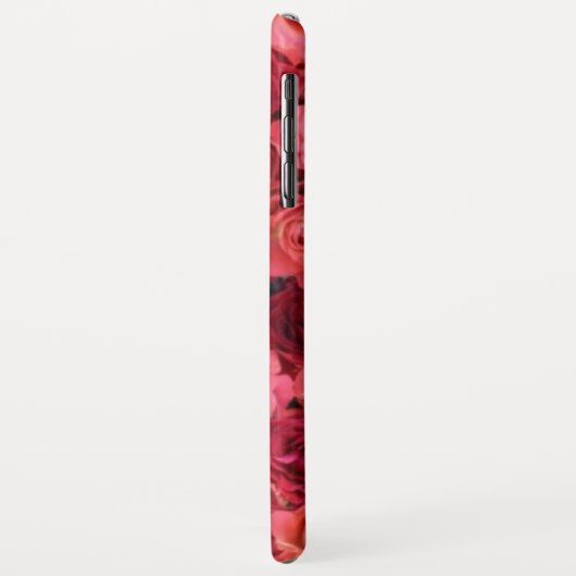 PINK RED ROSE FIELD Floral Case-Mate iPhone Case (Achterkant/links)