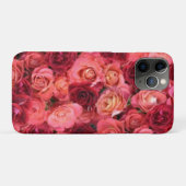 PINK RED ROSE FIELD Floral Case-Mate iPhone Case (Achterkant (horizontaal))