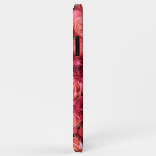 PINK RED ROSE FIELD, Floral Case-Mate iPhone Case (Achterkant/rechts)