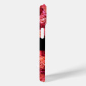 PINK RED ROSE FIELD, RED RUBY GEMSTONE MONOGRAM Case-Mate iPhone CASE (Achterkant / Rechts)