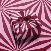 Pink red stripe Christmas Wrapping paper sheets