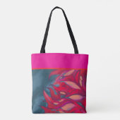 Pink, red tote bag (Achterkant)