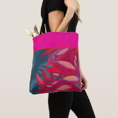Pink, red tote bag (Dichtbij)