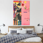 Pink Red Wassily Kandinsky Canvas Afdruk (Insitu (Slaapkamer))