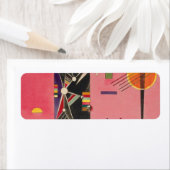 Pink Red Wassily Kandinsky Etiket (Insitu)