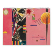 Pink Red Wassily Kandinsky Kalender (Hoes)