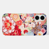 PINK RED WHITE FLOWERS Peony, Rozen Japanse Floral Case-Mate iPhone Case (Achterkant (horizontaal))