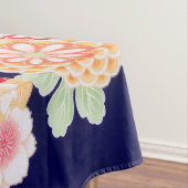 PINK RED WHITE FLOWERS Peony, Rozen Japanse Floral Tafelkleed (Voorbeeld)