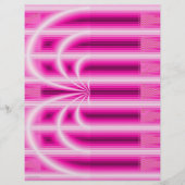 Pink Retro Cathedral Bulk Scrapbook Paper Pages Flyer (Achterkant)