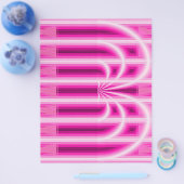 Pink Retro Cathedral Bulk Scrapbook Paper Pages Flyer (Enkel)