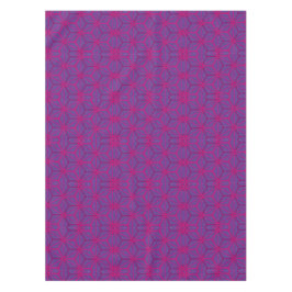 Pink retro geometric pattern  tafelkleed