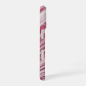 Pink Rhodochrosite Marble Agate Stone Pattern iPhone 16 Hoesje (Rechterkant)