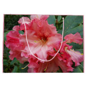 Pink Rhododendron Bloom Floral Groot Cadeauzakje (Achterkant)