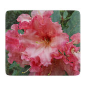 Pink Rhododendron Bloom Floral Snijplank (Voorkant)
