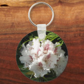 Pink Rhododendron Foto Sleutelhanger (Voorkant)
