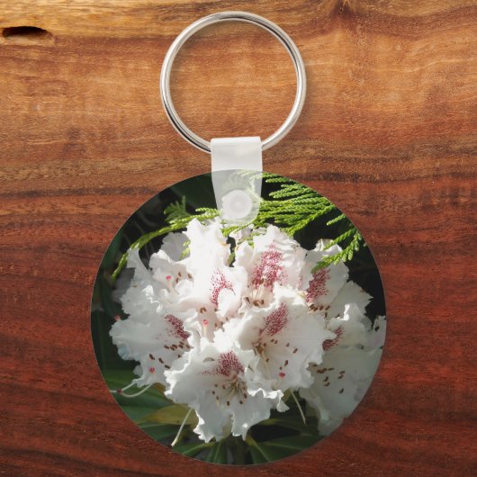 Pink Rhododendron Foto Sleutelhanger (Voorkant)