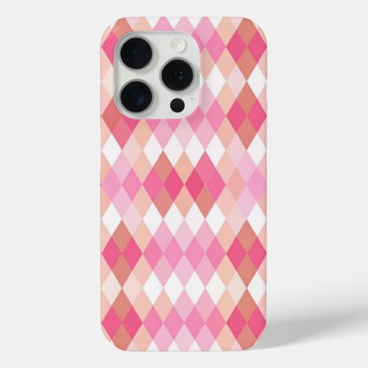 Pink Rhombus Case-Mate iPhone Case (Achterkant)