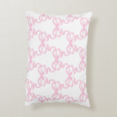 Pink Ribbon Accent Kussen (Achterkant (Verticaal))