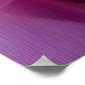 Pink Ribbon Art – Elegant Modern valentine's day Poster (Hoek)