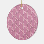 Pink Ribbon Awareness Keramisch Ornament (Links)