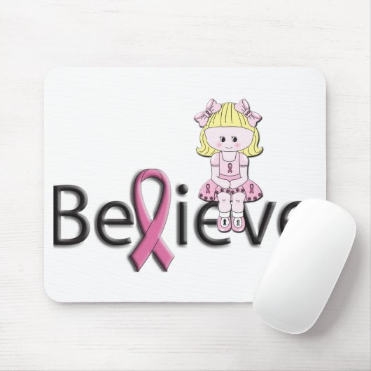 Pink Ribbon Bonnie Mousemat Muismat (Met muis)