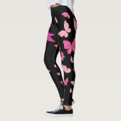 Pink Ribbon borstkanker Bewustzijn Leggings (Links)