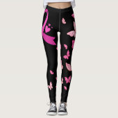 Pink Ribbon borstkanker Bewustzijn Leggings (Voorkant)