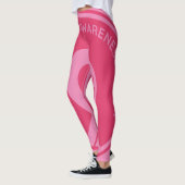 Pink Ribbon borstkanker Bewustzijn Leggings (Links)