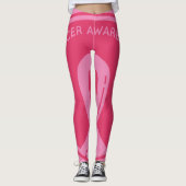 Pink Ribbon borstkanker Bewustzijn Leggings (Voorkant)