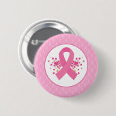 Pink Ribbon borstkanker Bewustzijn Ronde Button 5,7 Cm (Voorkant /achterkant)