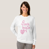 Pink Ribbon Borstkanker T-shirt (Voorkant volledig)