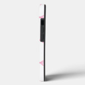 Pink Ribbon Bow Trellis Case-Mate iPhone Case (Achterkant / Links)