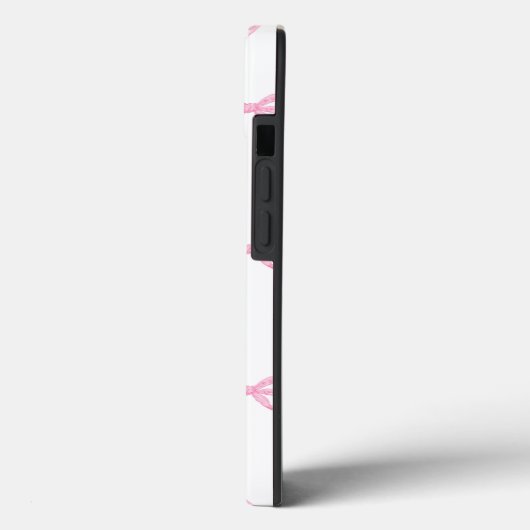 Pink Ribbon Bow Trellis Case-Mate iPhone Case (Achterkant / Links)