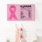Pink Ribbon Breast Awareness Brave and strong Spandoek (Insitu)