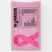 Pink Ribbon Breast Awareness Brave and strong Spandoek (Verticaal)