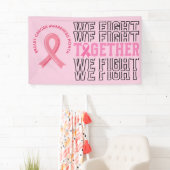 Pink Ribbon Breast Awareness Brave and strong Spandoek (Insitu)