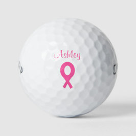 Pink Ribbon Breast Cancer 4Ashley Golfballen