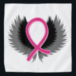 Pink Ribbon Breast Cancer Bandana Handkerchief<br><div class="desc">Pink Ribbon Breast Cancer Bandana Handkerchief</div>