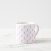 Pink Ribbon Breast Cancer Bewustheid Espresso Mok (Voorkant rechts)